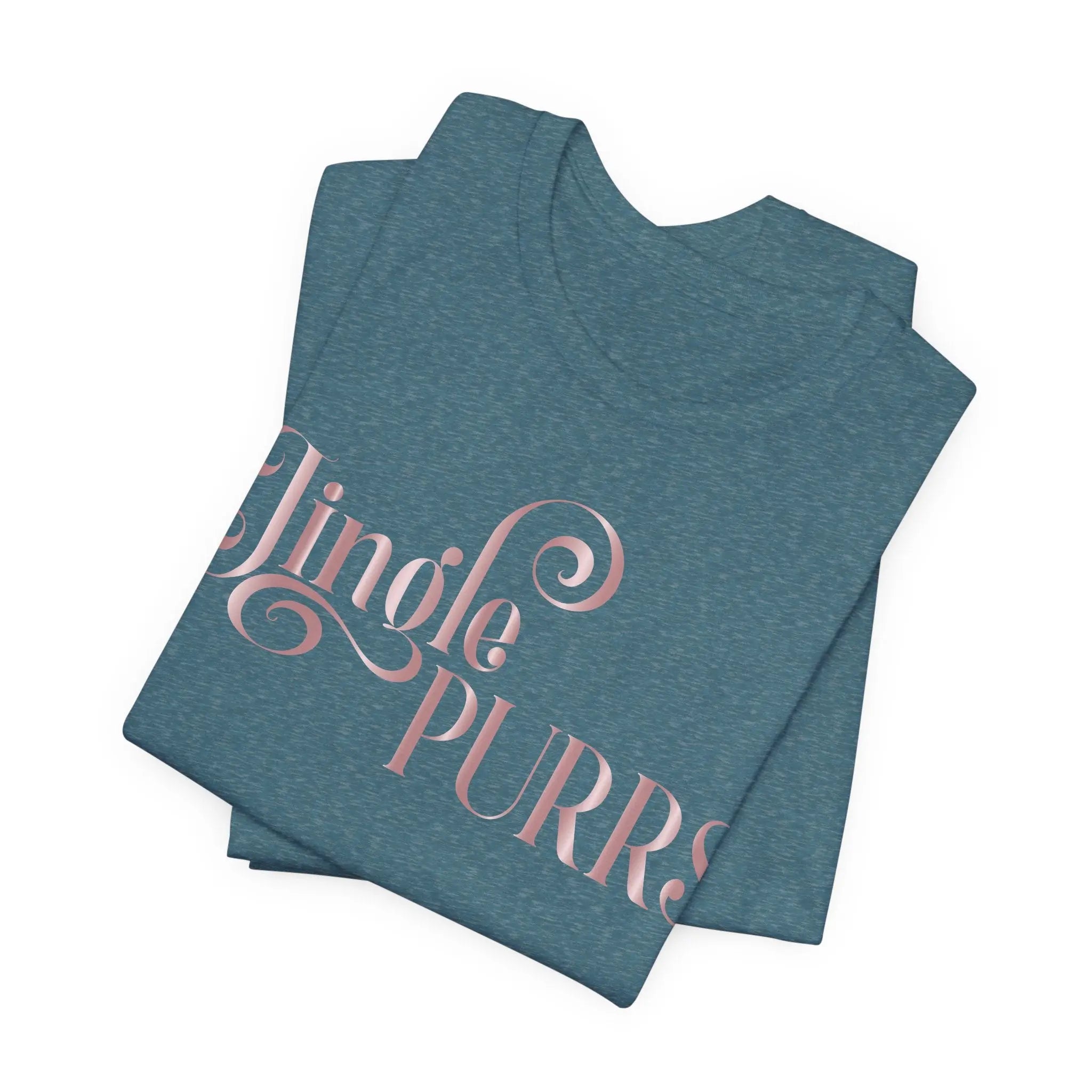 Jingle Purrs Tee — Cute Holiday Cat Christmas Shirt - Chic Kitty