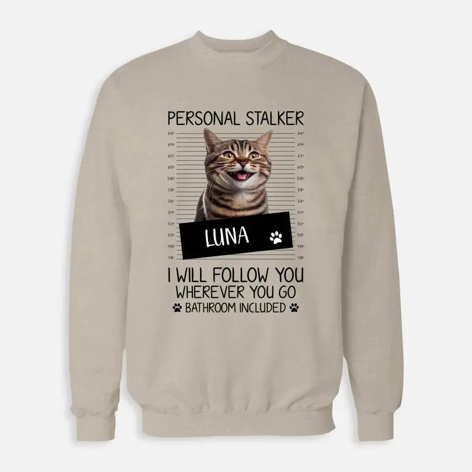 Personalised Cat Stalker Sweatshirt - Chic Kitty