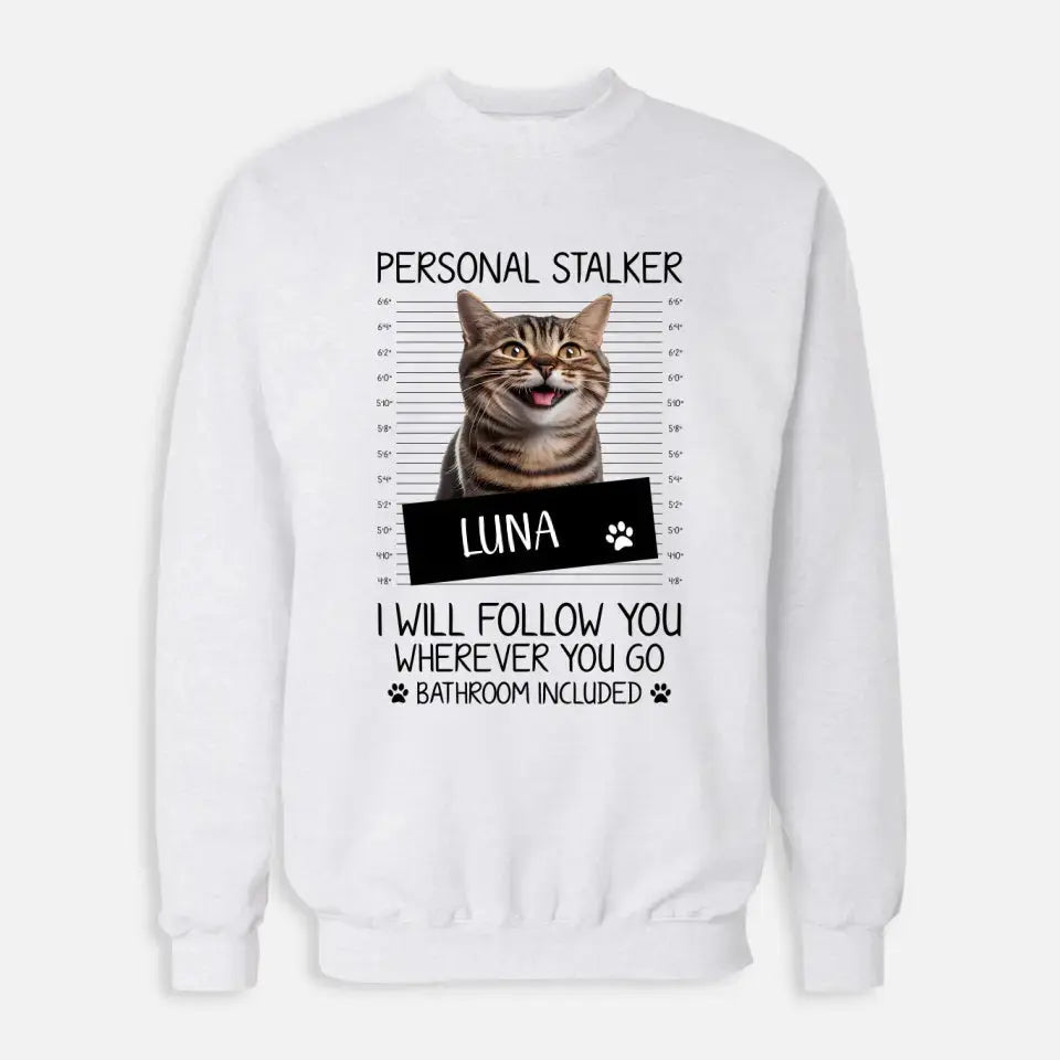 Personalised Cat Stalker Sweatshirt - Chic Kitty