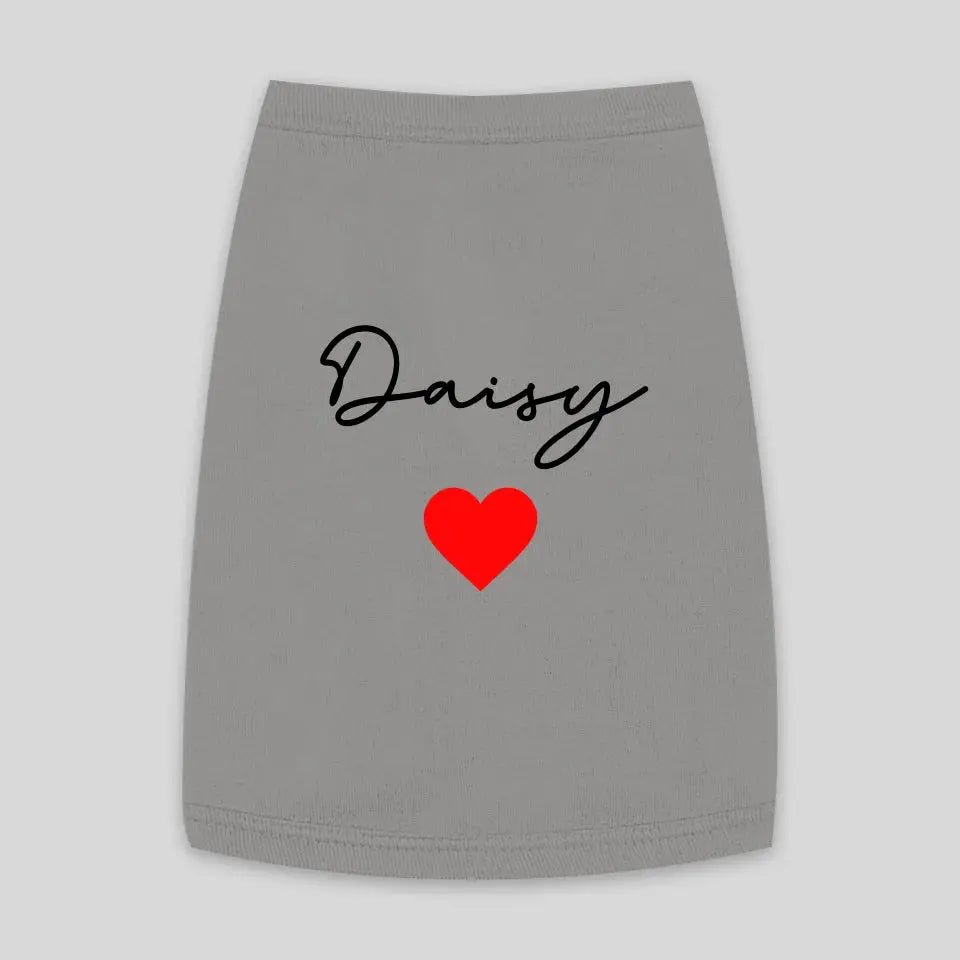 Personalized Cat Name Tank Top - Chic Kitty