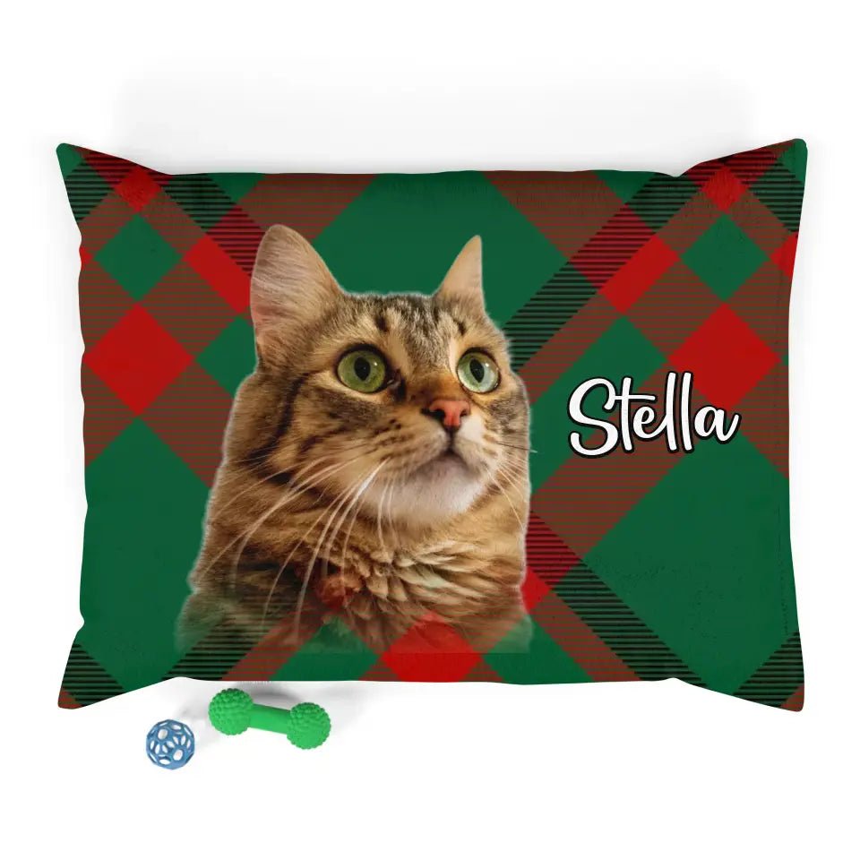 Personalized Cat Photo Bed - Chic Kitty