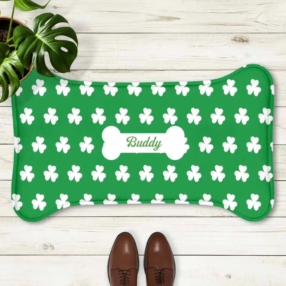 Personalized Pet Feeding Mat - Chic Kitty