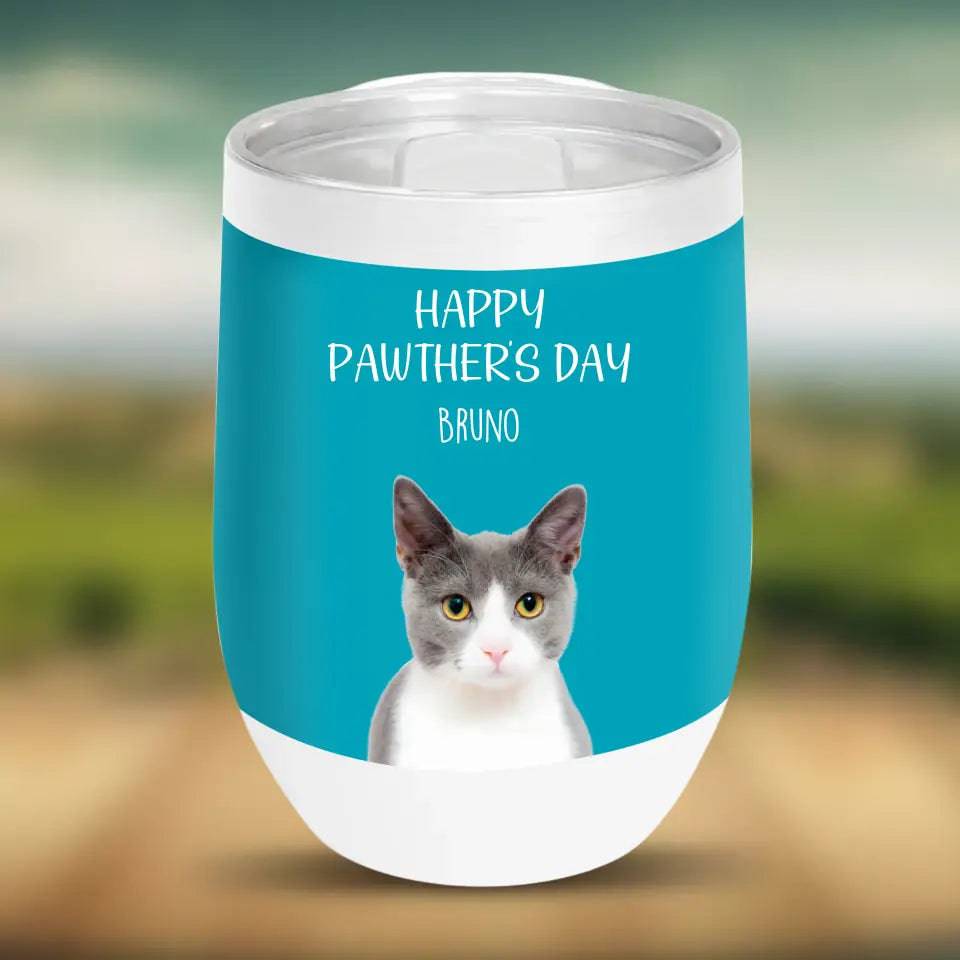 Pawther's Day Chill Wine Tumbler - Chic Kitty