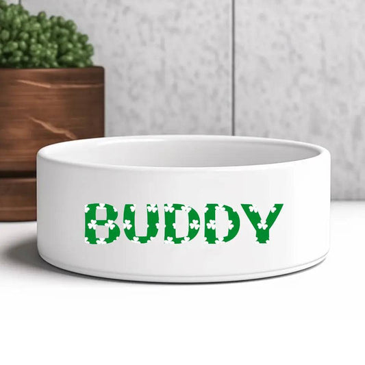 Personalized Custom Text Style Pet Bowl