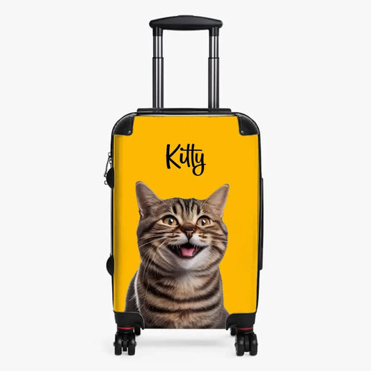 Personalised Cat Suitcase - Chic Kitty