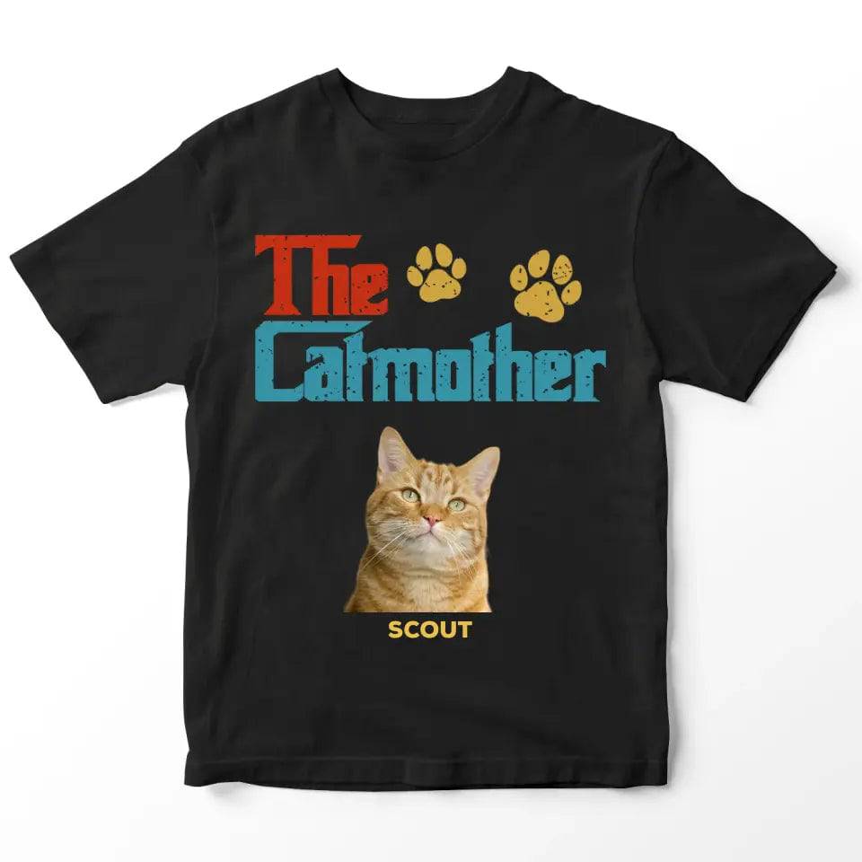 Custom Personalized Photo - The Cat Mother T-Shirt - Chic Kitty