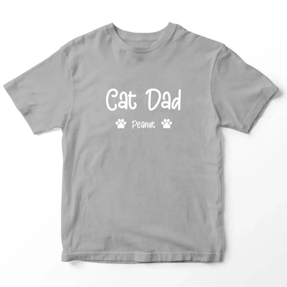 Personalized Gifts for Dad - Cat Dad Shirt - Chic Kitty