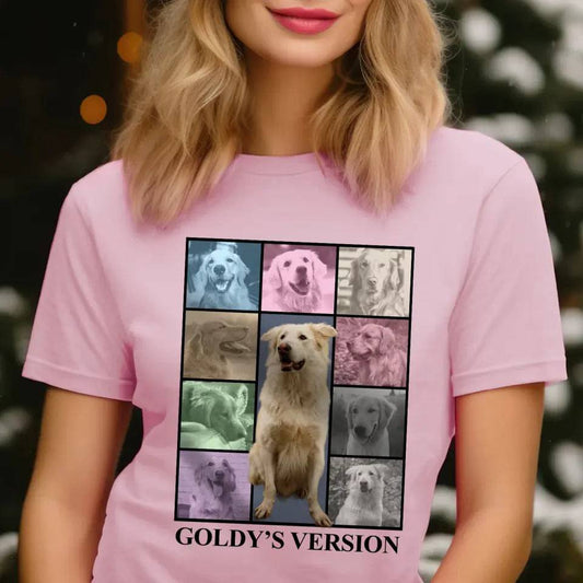 Custom Pet Photo Collage T-Shirt