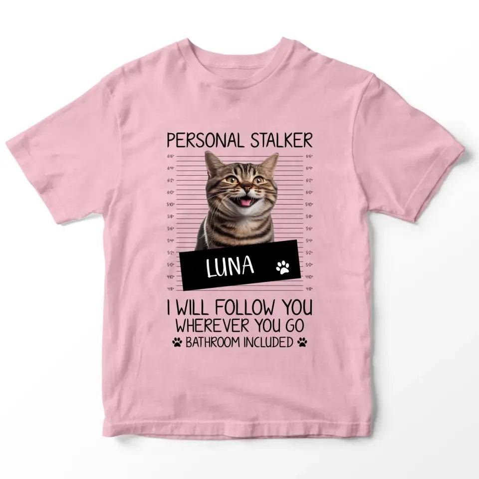 Personalised Cat Stalker T-Shirt