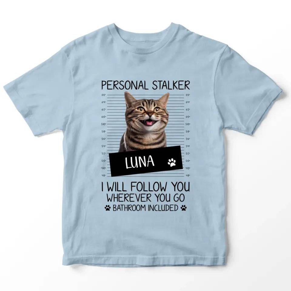 Personalised Cat Stalker T-Shirt