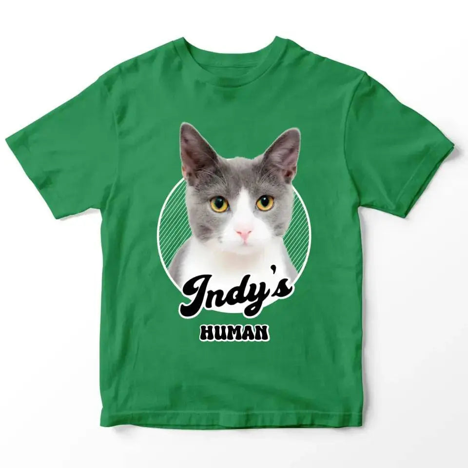 Cat's Human Shirt - Personalized Cat T-Shirt - Chic Kitty