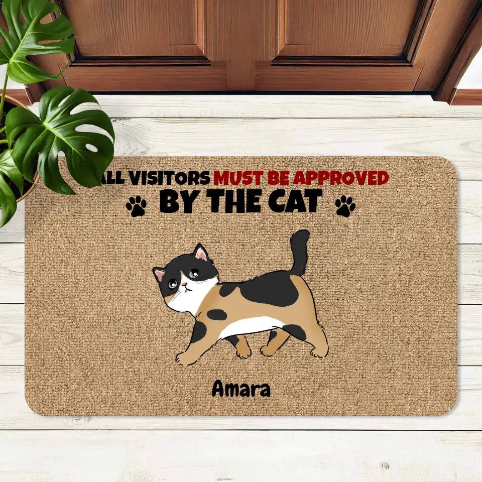 Custom Personalized Cat Runway Doormat