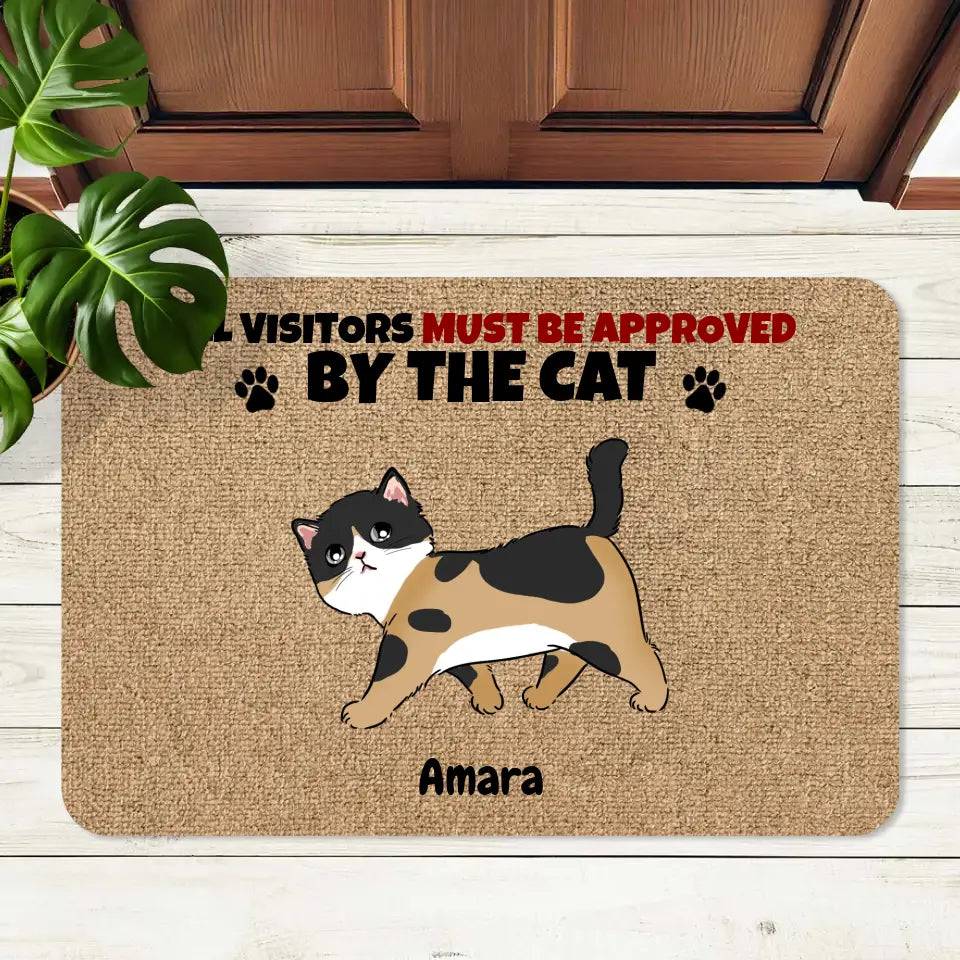 Custom Personalized Cat Runway Doormat