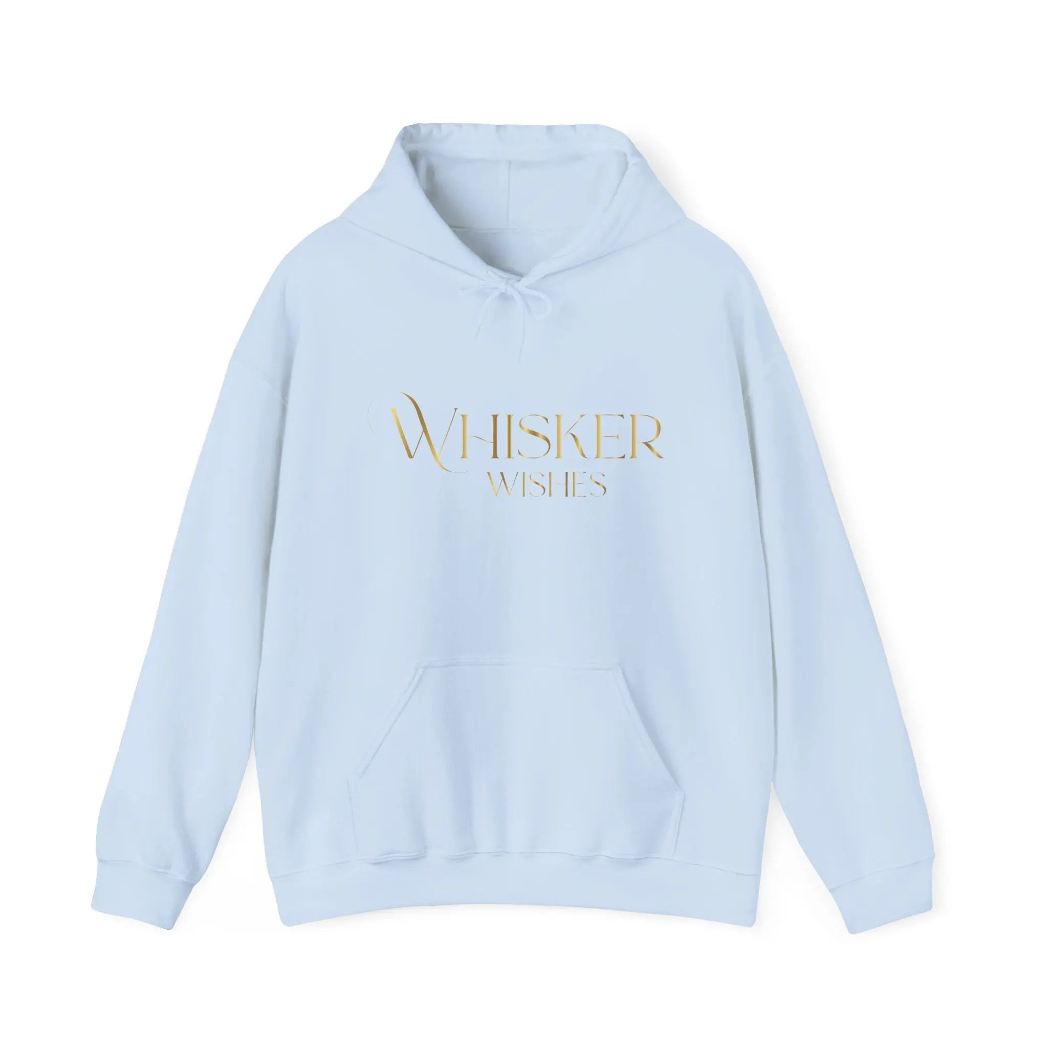 Whisper Wishes Hoodie — Elegant Gold Script Pullover - Chic Kitty