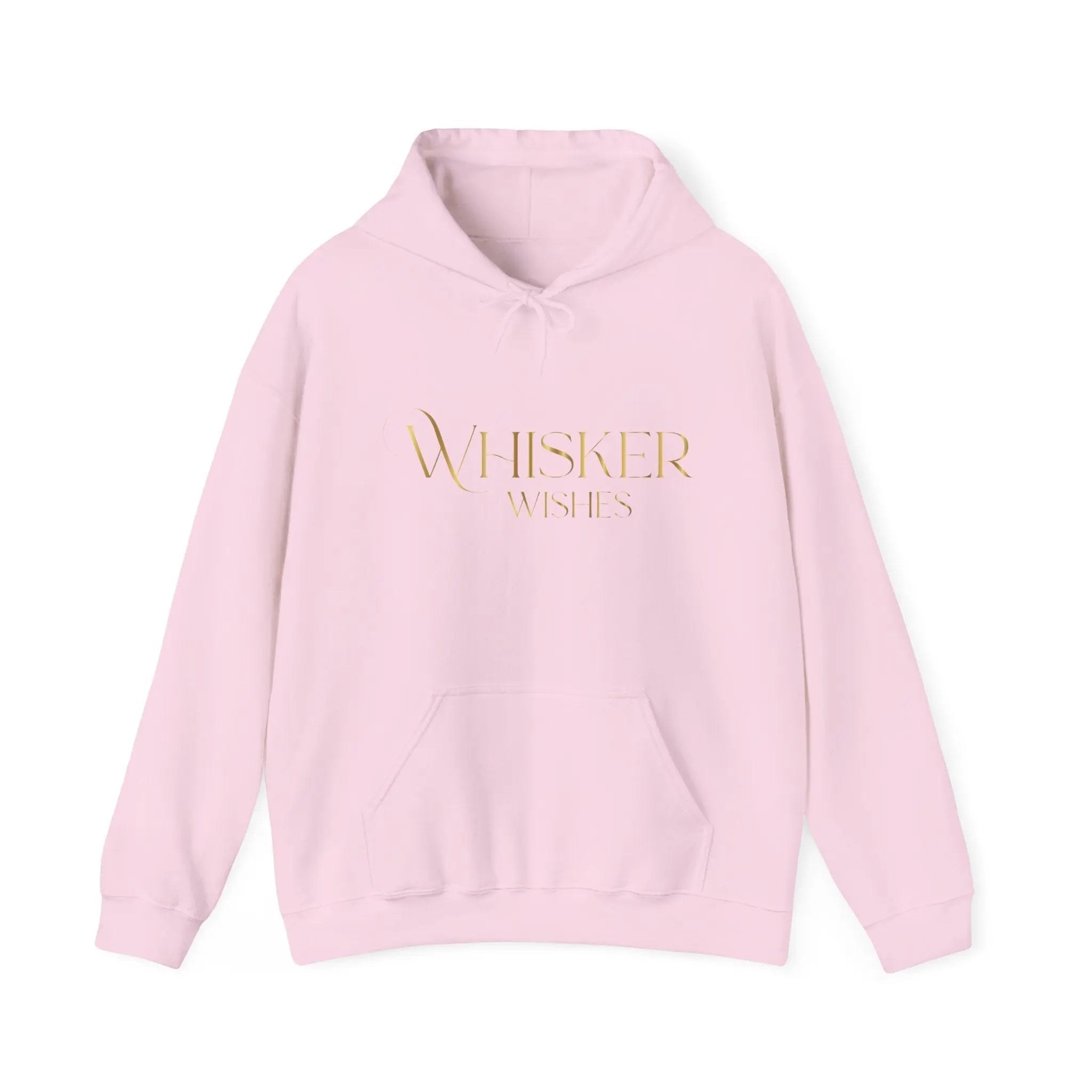 Whisper Wishes Hoodie — Elegant Gold Script Pullover - Chic Kitty